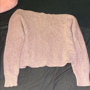 ae one shoulder sweater